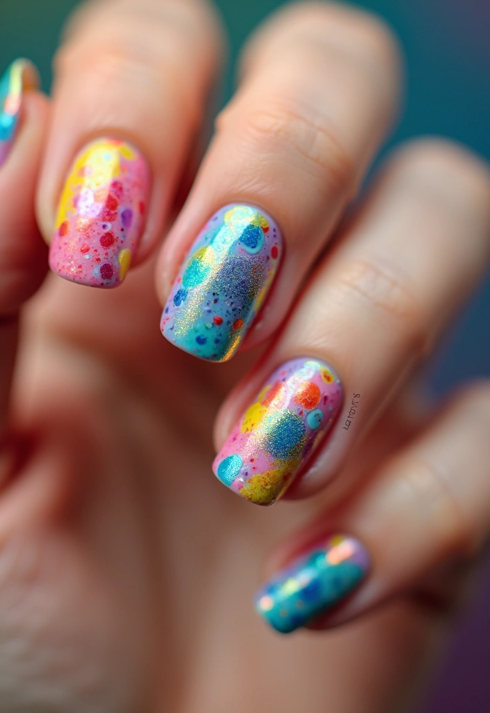 18 Stunning Chrome Nail Inspo Ideas That Will Make You Want to Try Them All! - 11. Abstract Chrome Nail Art