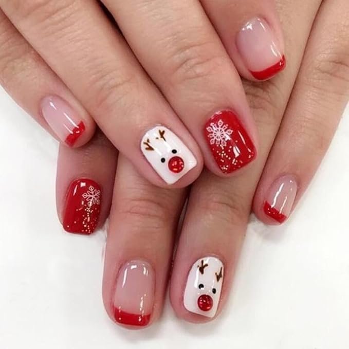 18 Unique Nail Art Designs That Will Make You the Star of the Show (Check Out #9!) - 16. Christmas Wonderland