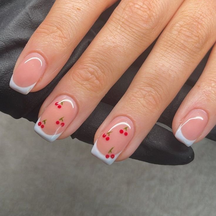 18 Unique Nail Art Designs That Will Make You the Star of the Show (Check Out #9!) - 4. Cherry Delight