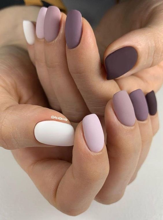 18 Unique Nail Art Designs That Will Make You the Star of the Show (Check Out #9!) - 7. Minimalist Matte