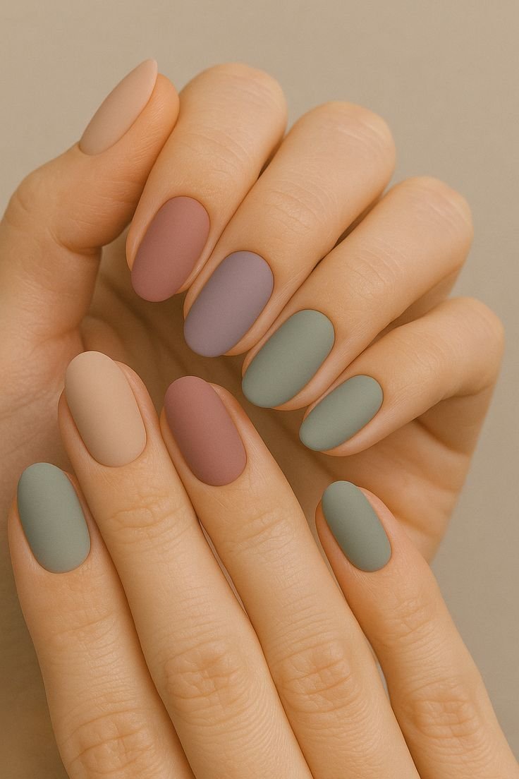 18 Unique Nail Art Designs That Will Make You the Star of the Show (Check Out #9!) - 8. Earthy Tones
