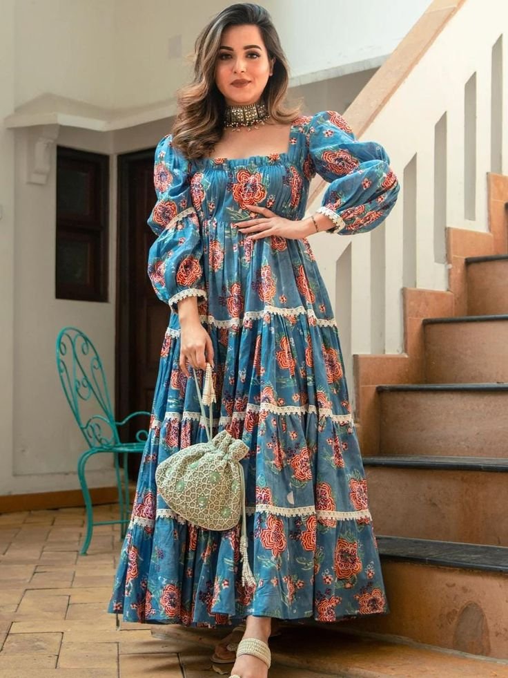 20 Ethnic Maxi Dresses That Bring Vintage Charm to Modern Fashion! - Warm Earth Tones