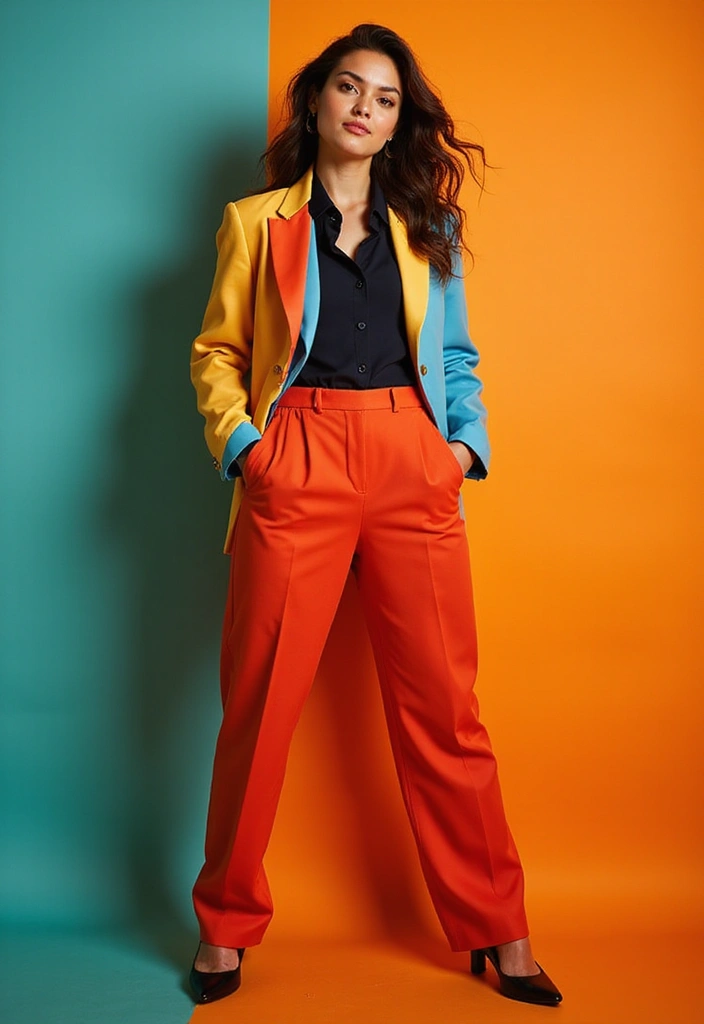 20 Interview Outfits That Will Land You the Job (You Won't Believe #5!) - 5. Bold Color Block Suit