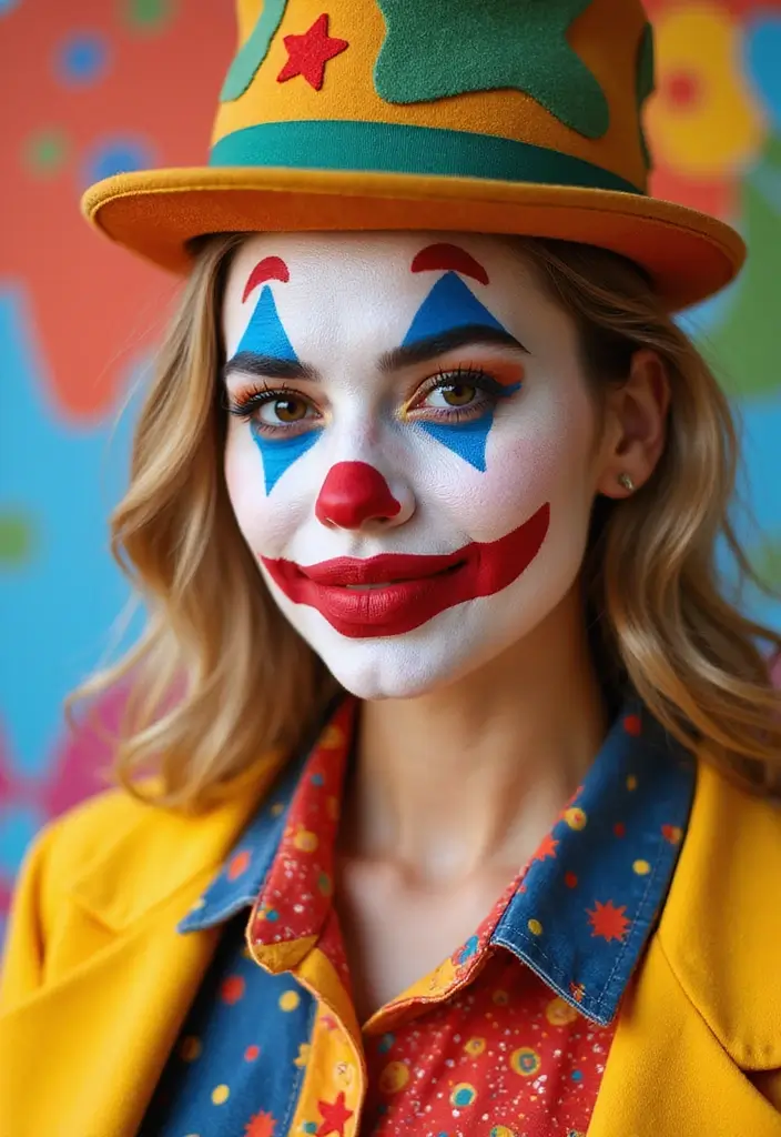 20 Mind-Blowing Clown Makeup Looks That'll Make You the Star of Every Party! - 6. Emoji Clown
