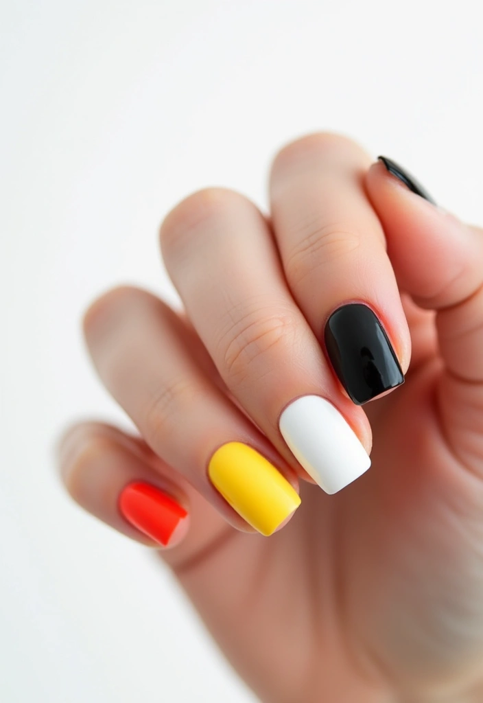 20 Stunning Nail Art Ideas So Easy, Even Beginners Can Master Them! - 10. Color Blocking