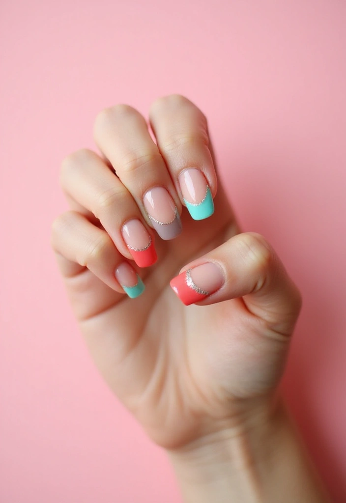 20 Stunning Nail Art Ideas So Easy, Even Beginners Can Master Them! - 12. Creative French Tips