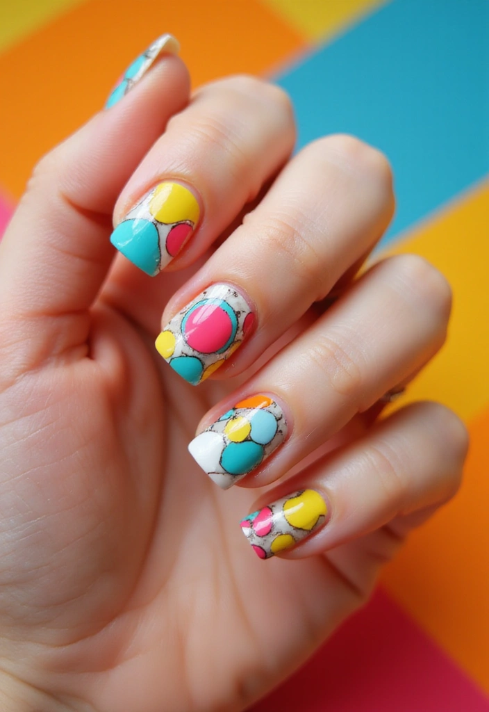 20 Stunning Nail Art Ideas So Easy, Even Beginners Can Master Them! - 17. Retro Vibes