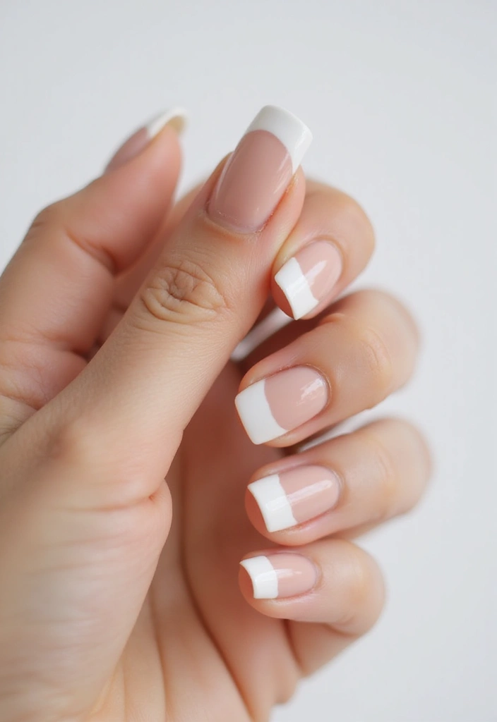 20 Stunning Nail Art Ideas So Easy, Even Beginners Can Master Them! - 20. The Classic French Manicure
