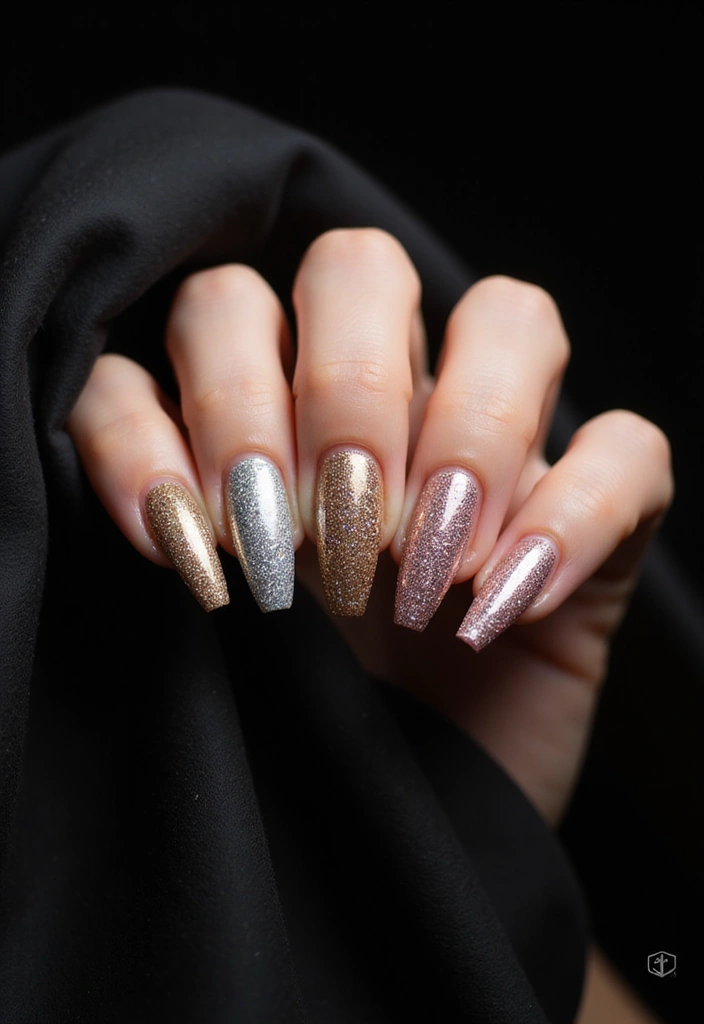 20 Stunning Nail Art Ideas So Easy, Even Beginners Can Master Them! - 3. Glitter Galore