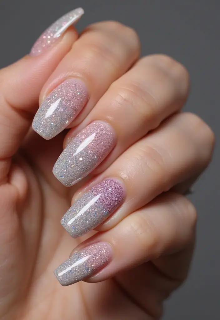 20 Stunning Nail Art Ideas So Easy, Even Beginners Can Master Them! - 3. Glitter Gradient