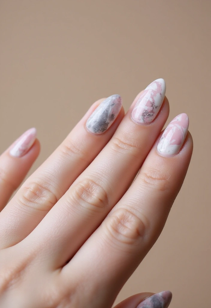 20 Stunning Nail Art Ideas So Easy, Even Beginners Can Master Them! - 7. Marble Magic