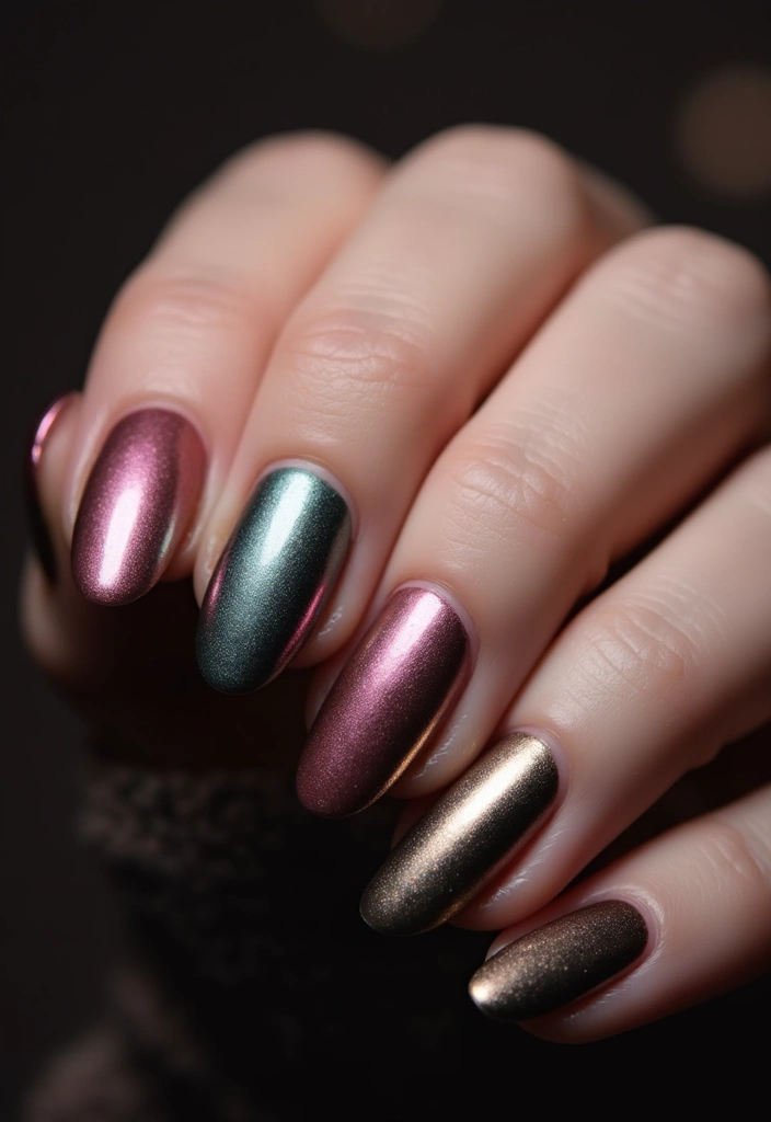 20 Stunning Nail Art Ideas So Easy, Even Beginners Can Master Them! - 7. Metallic Magic