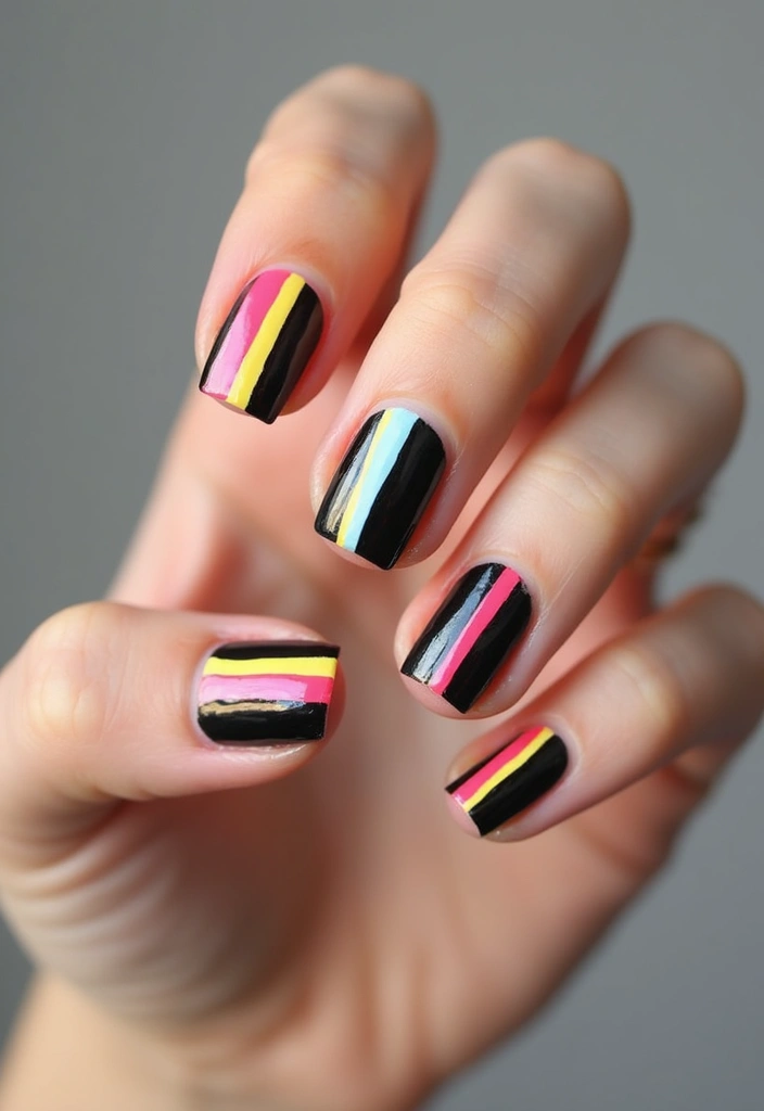 20 Stunning Nail Art Ideas So Easy, Even Beginners Can Master Them! - 8. Stripes Galore