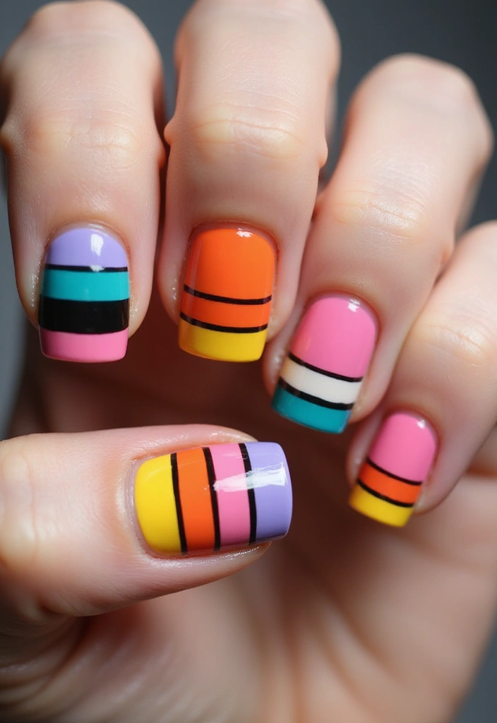 20 Stunning Nail Art Ideas So Easy, Even Beginners Can Master Them! - 9. Color Block