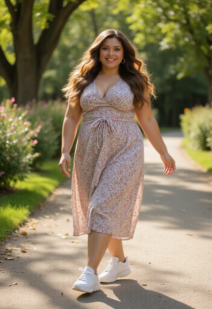 20 Trendy Plus Size Styles to Elevate Your Everyday Look! - 6. Comfortable Sneakers