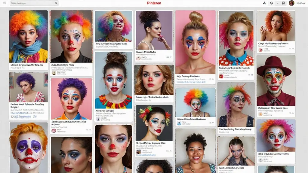 22 Colorful Clown Makeup Looks That Will Steal the Show (You Won't Believe #5!) - Gleam Gather