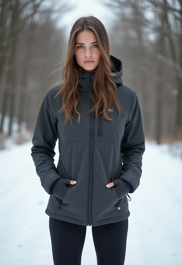 22 Cute and Cozy Winter Outfits That Are Perfect for Layering Up and Staying Warm! - 18. Layered Athletic Wear for Active Days