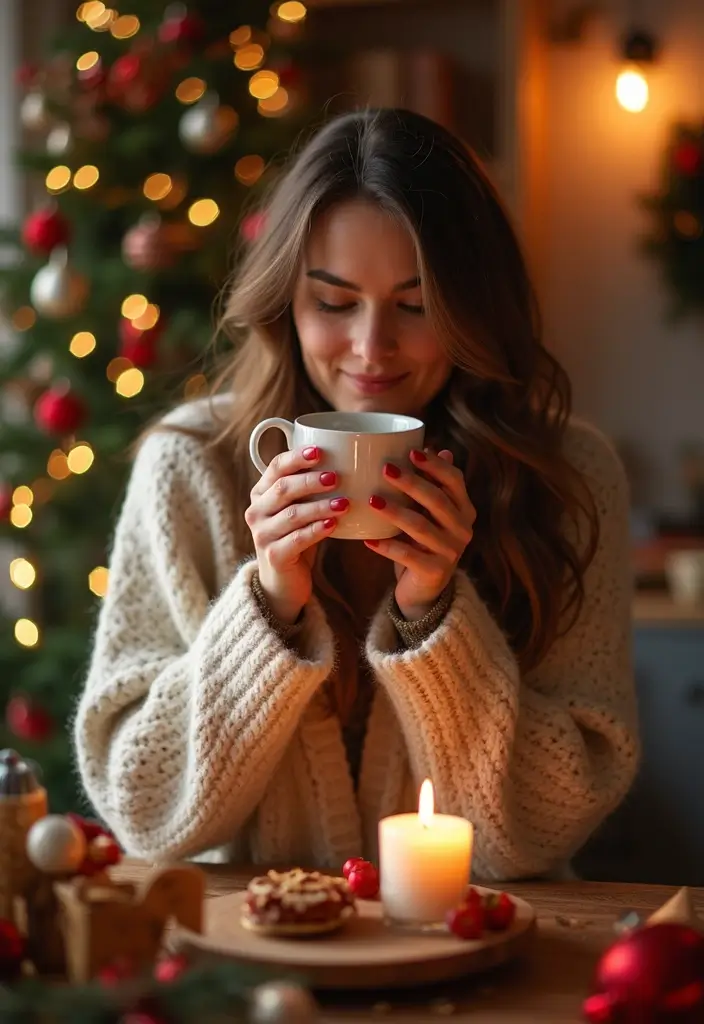 22 Festive Christmas Clothes Ideas for Women That Are Perfectly Casual and Chic! - 11. Snug Cardigans