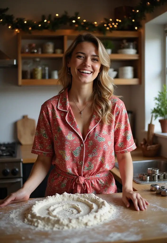 22 Festive Christmas Clothes Ideas for Women That Are Perfectly Casual and Chic! - 2. Holiday-Themed Pajama Set