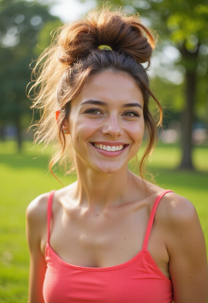 22 Stunning Shoulder Length Hair Ideas That Will Make You Want to Chop Off Your Locks! - 16. Bubble Ponytail