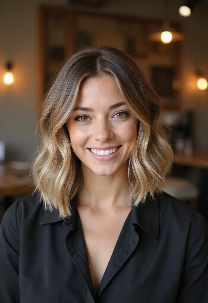22 Stunning Shoulder Length Hair Ideas That Will Make You Want to Chop Off Your Locks! - 3. Layered Lob