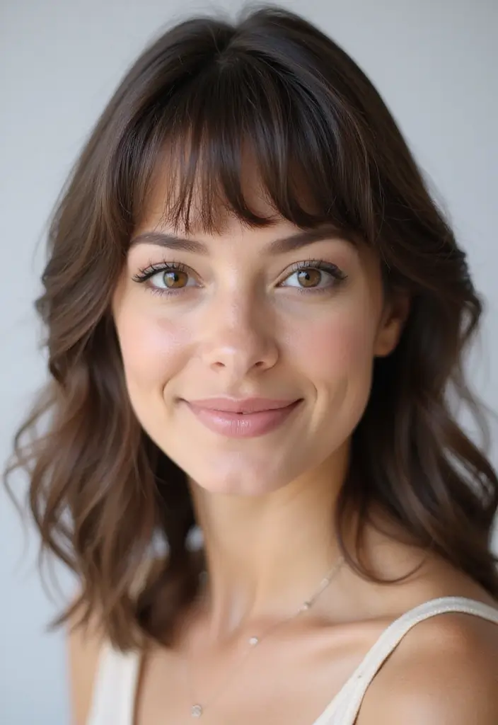 22 Stunning Shoulder Length Hair Ideas That Will Make You Want to Chop Off Your Locks! - 4. Soft Fringe