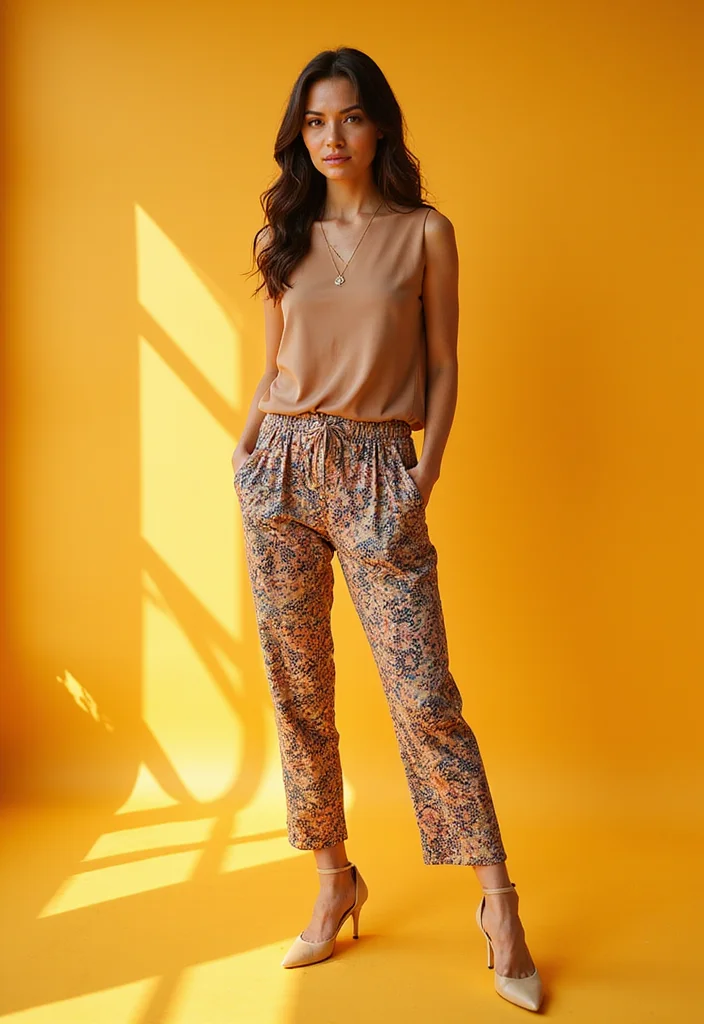 25 Affordable Party Outfit Ideas That Look Expensive (But Aren't!) - 12. Fun Print Pants