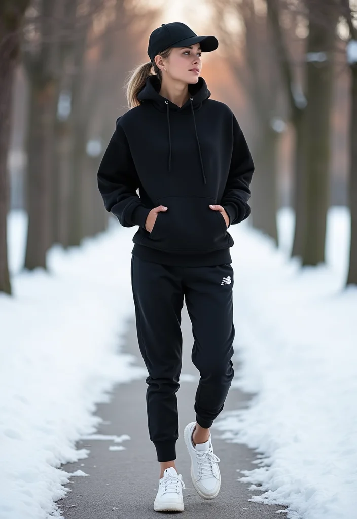 25 Cute Winter Outfits for Teens That Will Make You the Star of the Season! - 18. Sporty Chic Looks