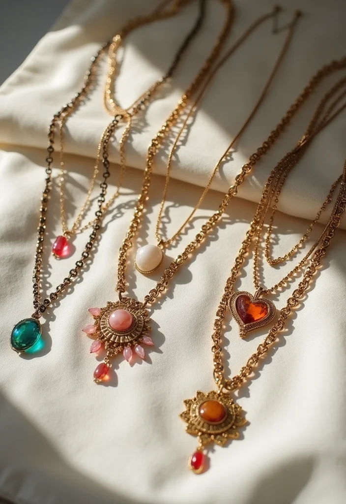 25 Elegant Women Accessories Every Fashionista Needs in Her Closet! - 20. Eye-Catching Layered Necklaces