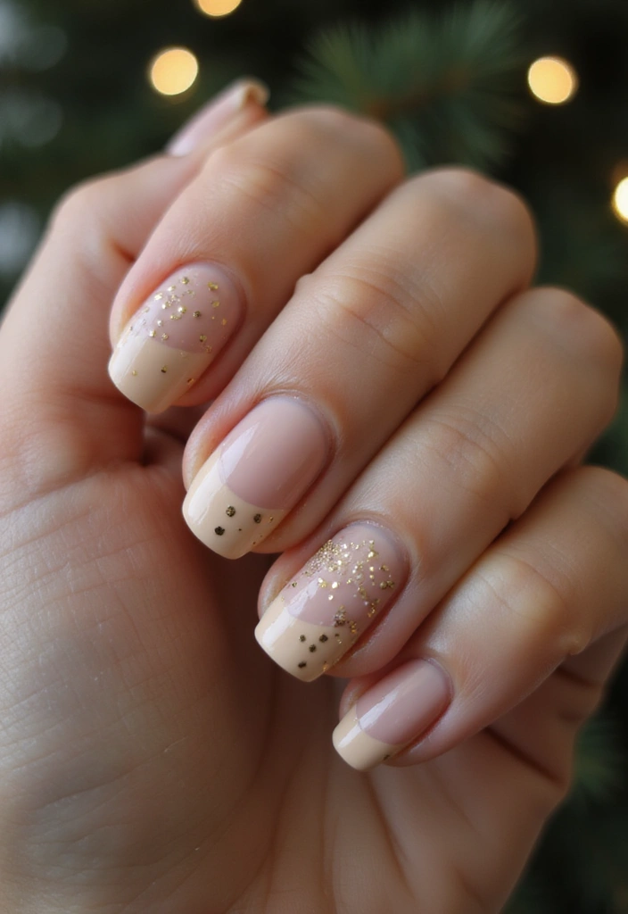 25 Jaw-Dropping Christmas Nail Art Ideas That'll Make You the Star of the Holiday Party! - 16. Modern Minimalist