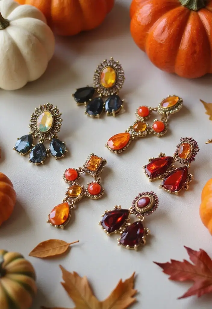 25 Jaw-Dropping Fall Outfits for Plus Size Beauties You Need to Try Right Now! - 20. Statement Earrings