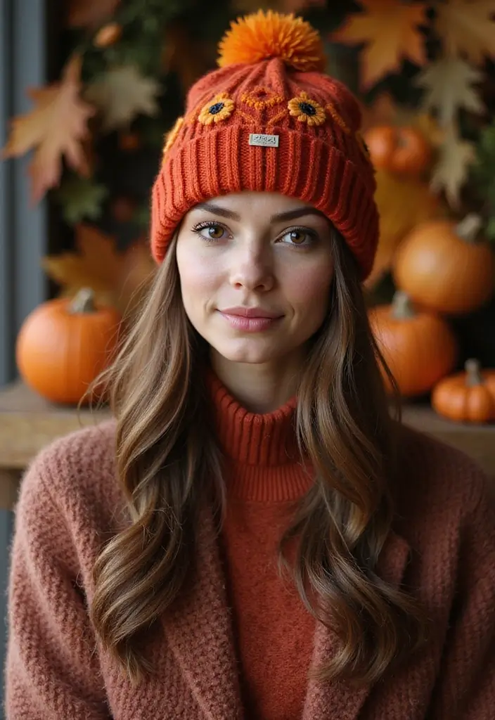 25 Jaw-Dropping Fall Outfits for Plus Size Beauties You Need to Try Right Now! - 21. Cute Beanie