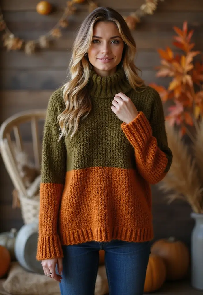 25 Jaw-Dropping Fall Outfits for Plus Size Beauties You Need to Try Right Now! - 25. Comfy Chunky Knits