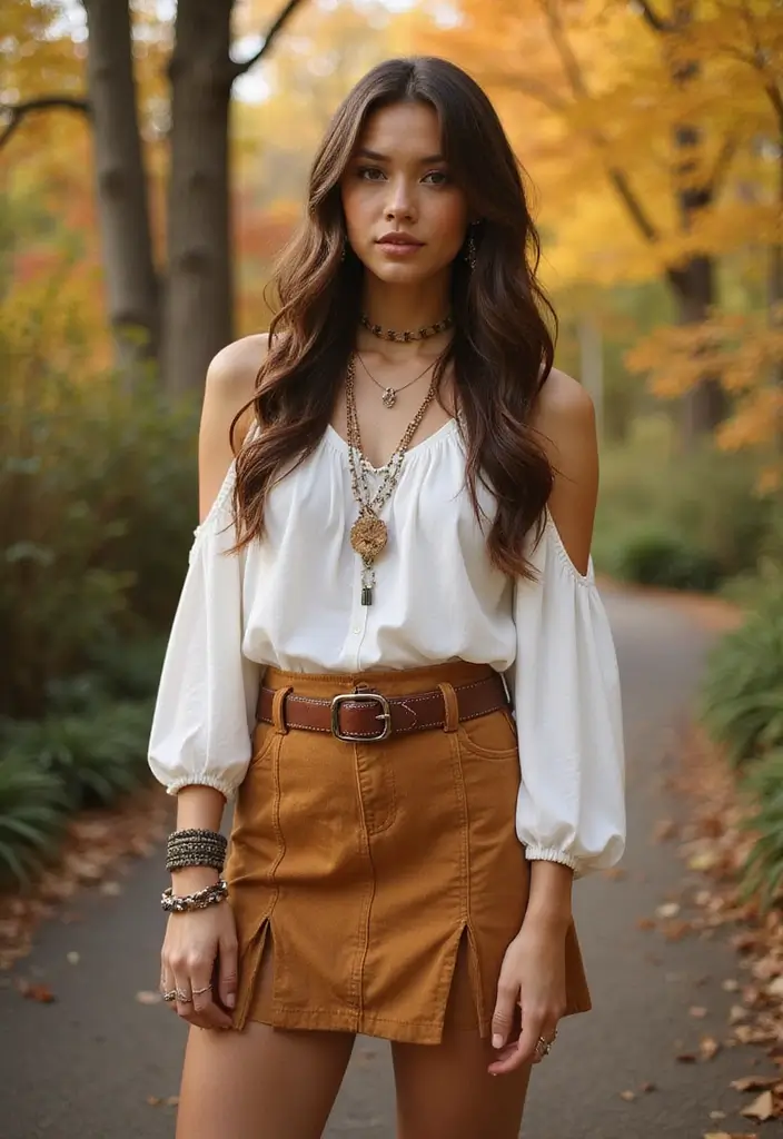 25 Magical Disney Outfits for Women That Will Make Your Fall Vacation Unforgettable! - 10. Trendy Pocahontas Inspired Outfit