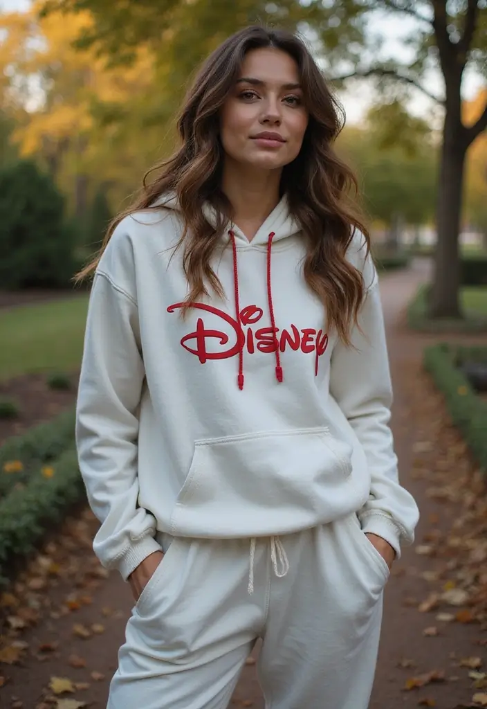25 Magical Disney Outfits for Women That Will Make Your Fall Vacation Unforgettable! - 13. Fun and Functional Disney Hoodie