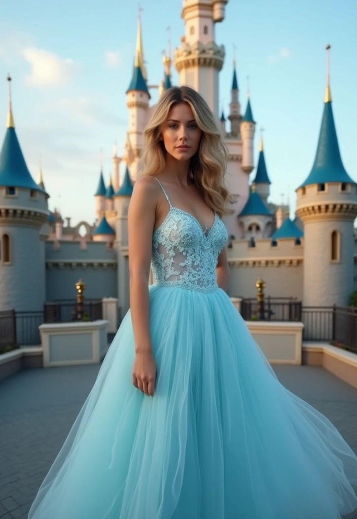 25 Magical Disney Outfits for Women That Will Make Your Fall Vacation Unforgettable! - 4. Cinderella’s Ball Gown Vibes