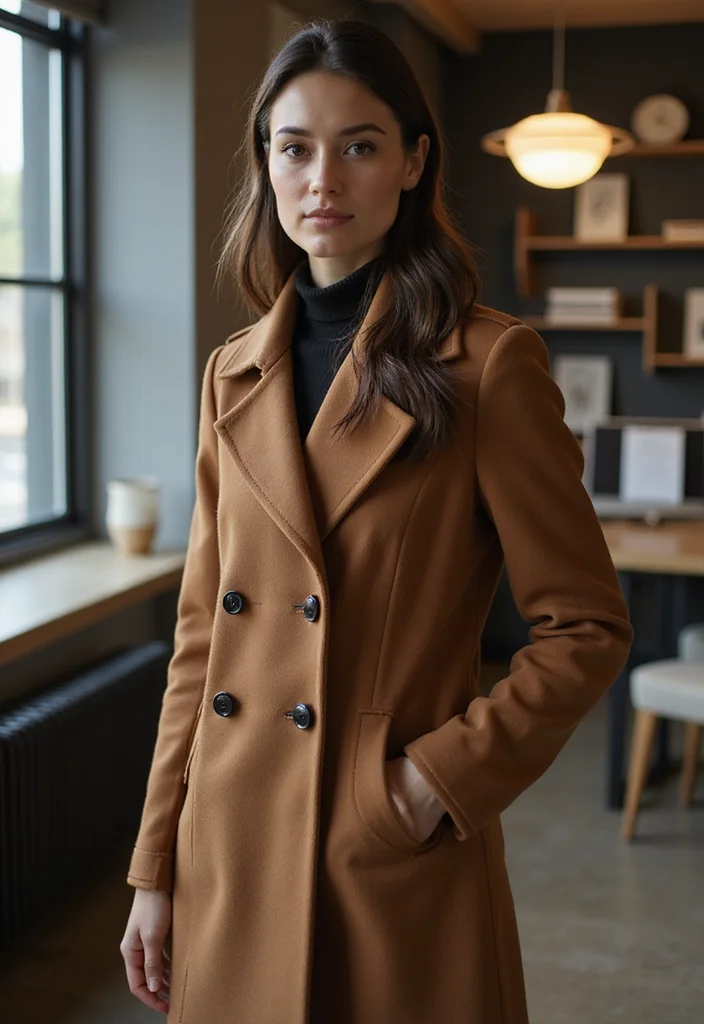 25 Office Outfits for Women This Winter That Will Keep You Looking Hot! - 16. Peacoats for a Classic Touch