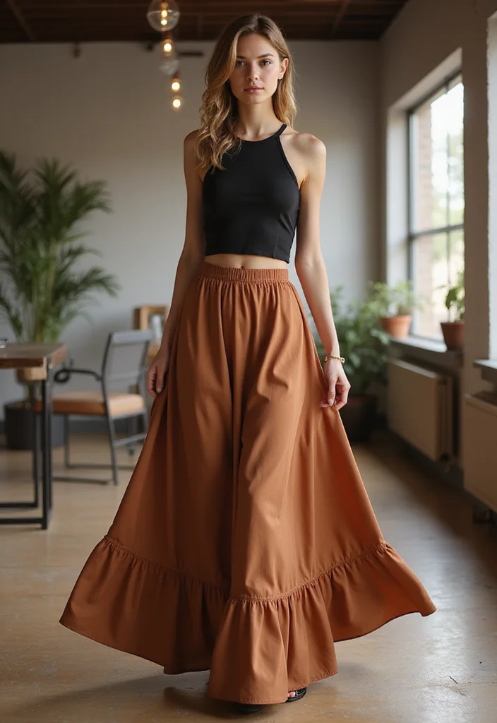 25 Office Outfits for Women This Winter That Will Keep You Looking Hot! - 23. Flowy Maxi Skirts