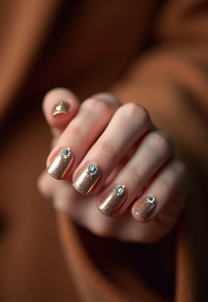 25 Stunning Birthday Nail Inspo Ideas That Will Steal the Show (You Won't Believe #12!) - 22. Metallic Marvels