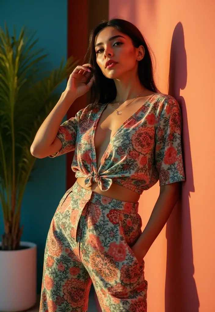 25 Stunning Clothing Ideas for Aesthetic Women You’ll Want to Steal Right Now! - 20. Artistic Patterns