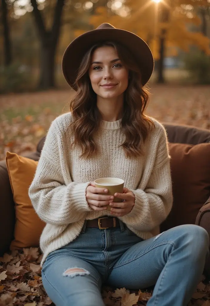25 Stunning Clothing Ideas for Aesthetic Women You’ll Want to Steal Right Now! - 3. Cozy Knit Sweaters
