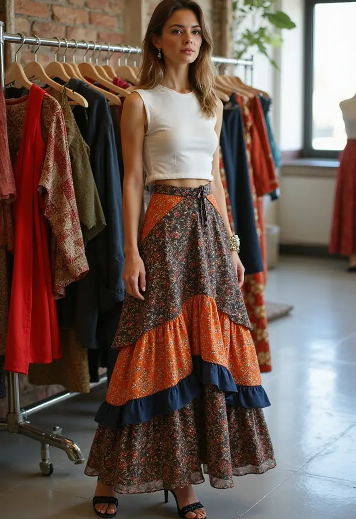 25 Stunning Clothing Ideas for Aesthetic Women You’ll Want to Steal Right Now! - 3. Layered Skirts