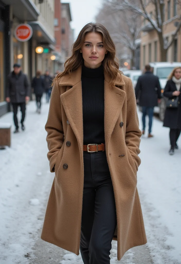 25 Very Cold Winter Outfits That Will Make You the Queen of Snow Aesthetic! - 11. Vintage-inspired Wool Coats