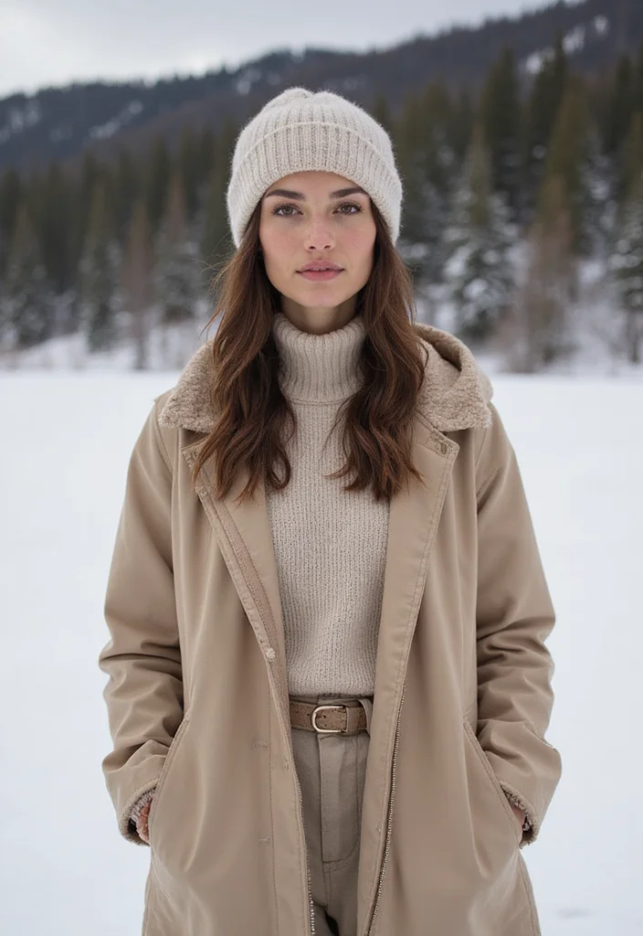 25 Very Cold Winter Outfits That Will Make You the Queen of Snow Aesthetic! - 17. Sustainability in Winter Fashion