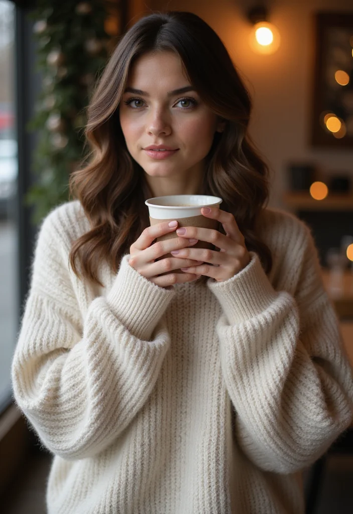 25 Very Cold Winter Outfits That Will Make You the Queen of Snow Aesthetic! - 23. Soft Cashmere Sweaters