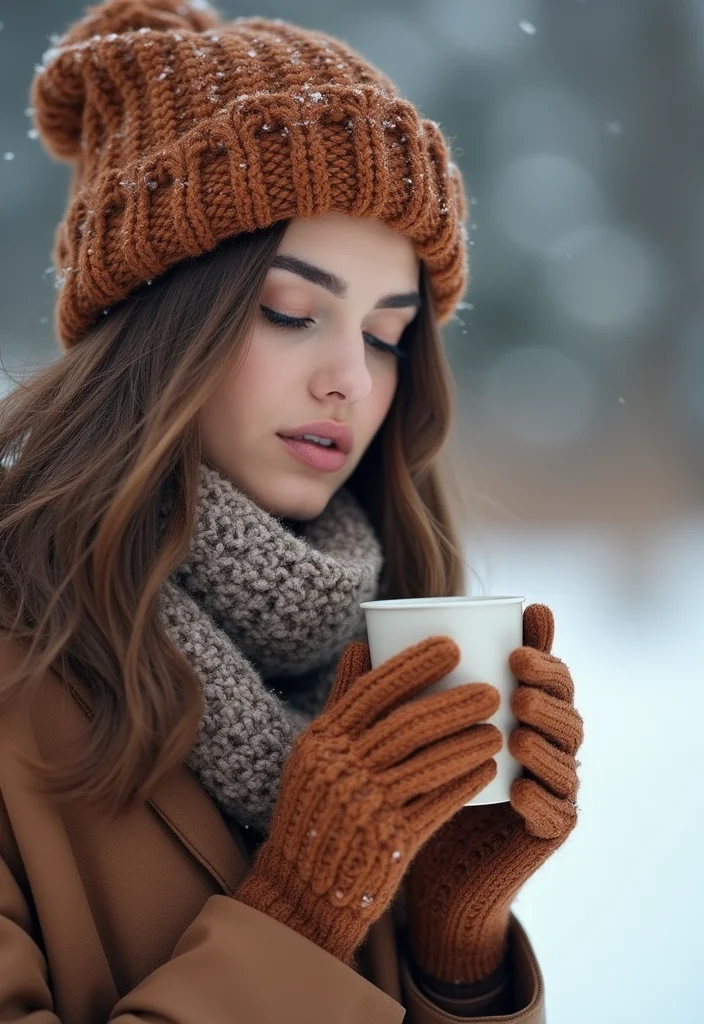 25 Very Cold Winter Outfits That Will Make You the Queen of Snow Aesthetic! - 7. Elegant Gloves