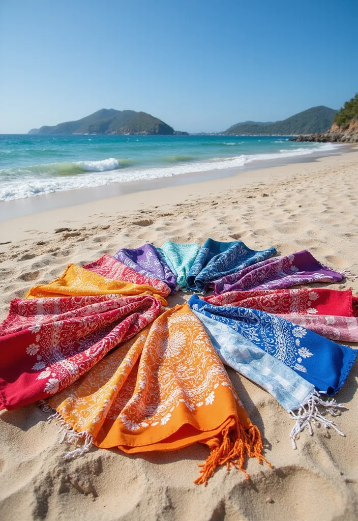 26 Beach Accessories That Are Taking Summer Trends to the Next Level (Get Ready for #3!) - 25. Colorful Sarongs