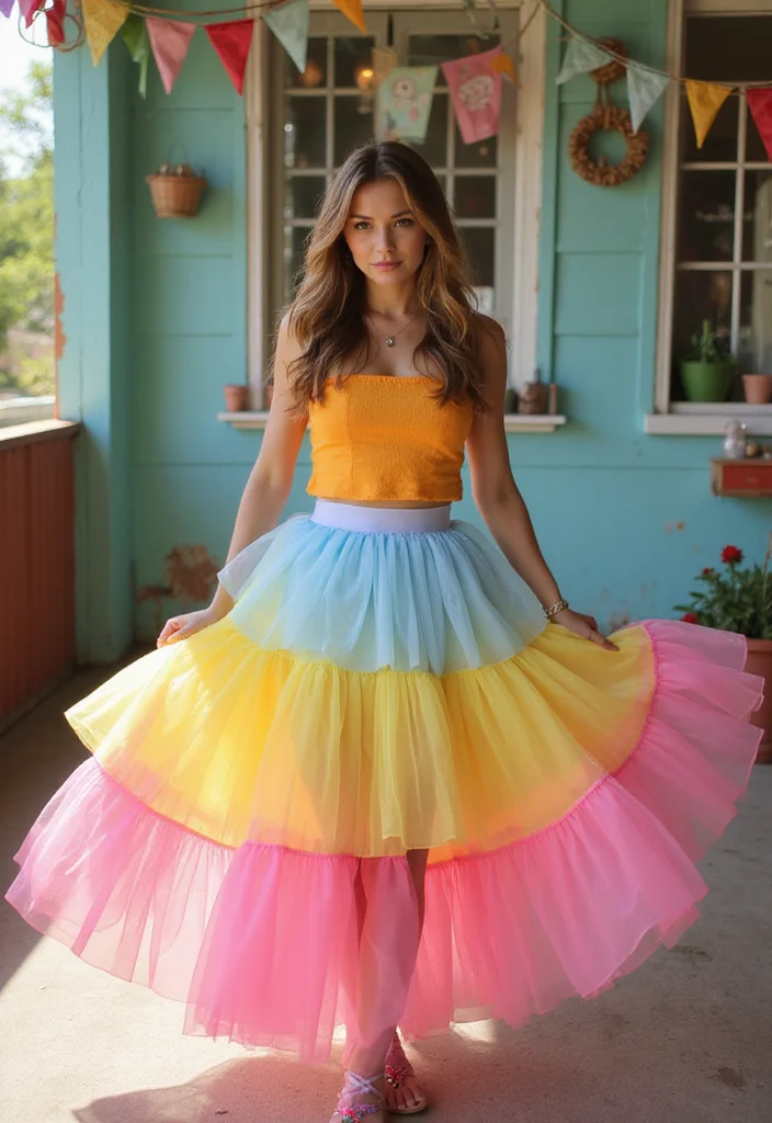 26 Birthday Outfit Ideas to Inspire Your Most Fashionable Year Yet! - 18. Fun Tulle Skirt