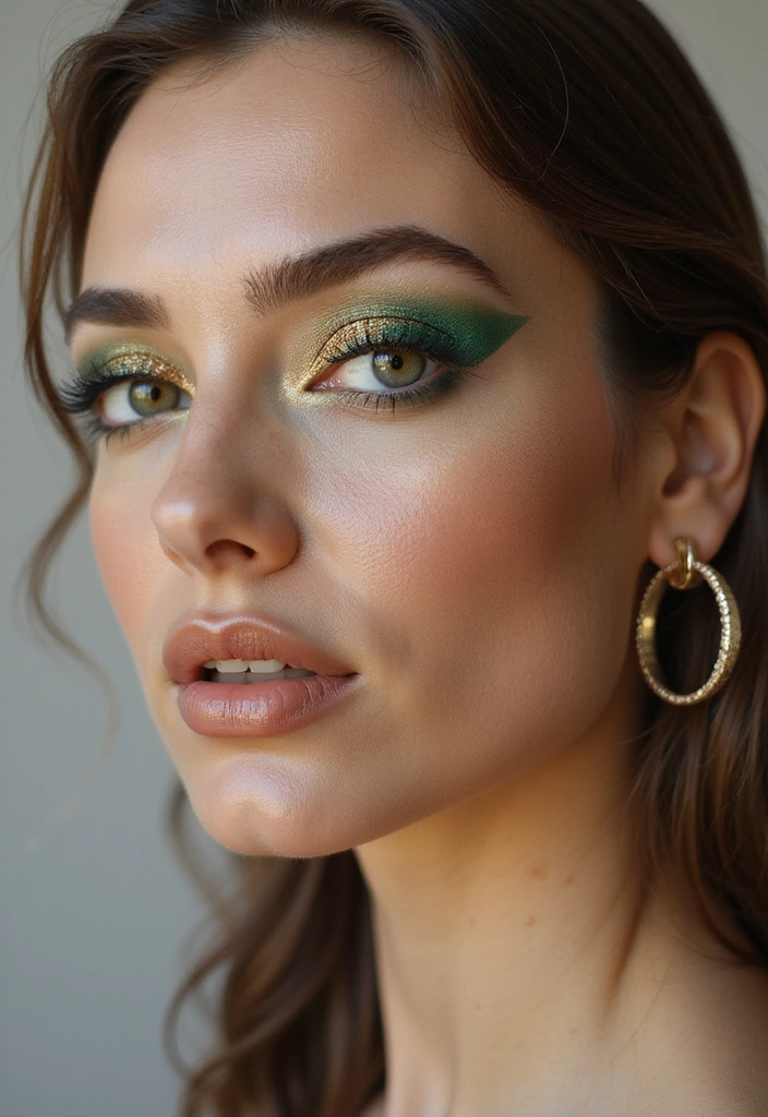 26 Stunning Soft Glam Makeup Looks That Will Leave You Breathless (Wait Until You See #5!) - 10. Jewel Tones