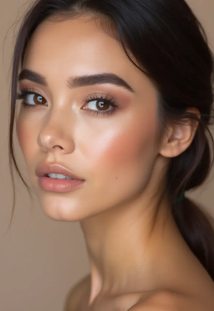 26 Stunning Soft Glam Makeup Looks That Will Leave You Breathless (Wait Until You See #5!) - 26. Soft Glam with Bold Brows